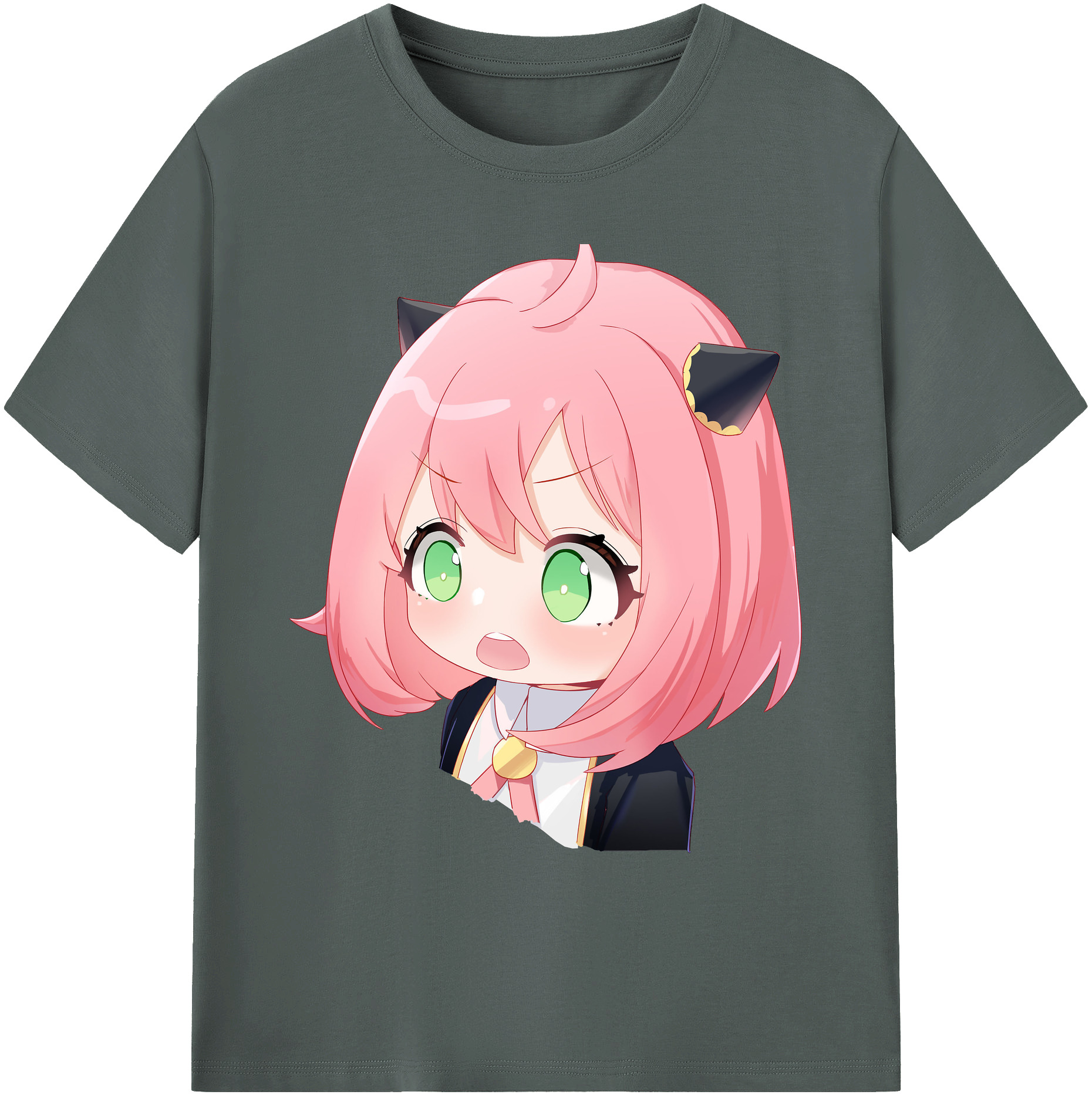 （画像用） SPY×FAMILY间谍家家酒 綿100％ メンズ半袖Tシャツ｜肌触りやわらか＆通気性